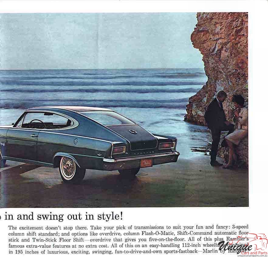 1965 AMC Rambler Marlin Brochure Page 6